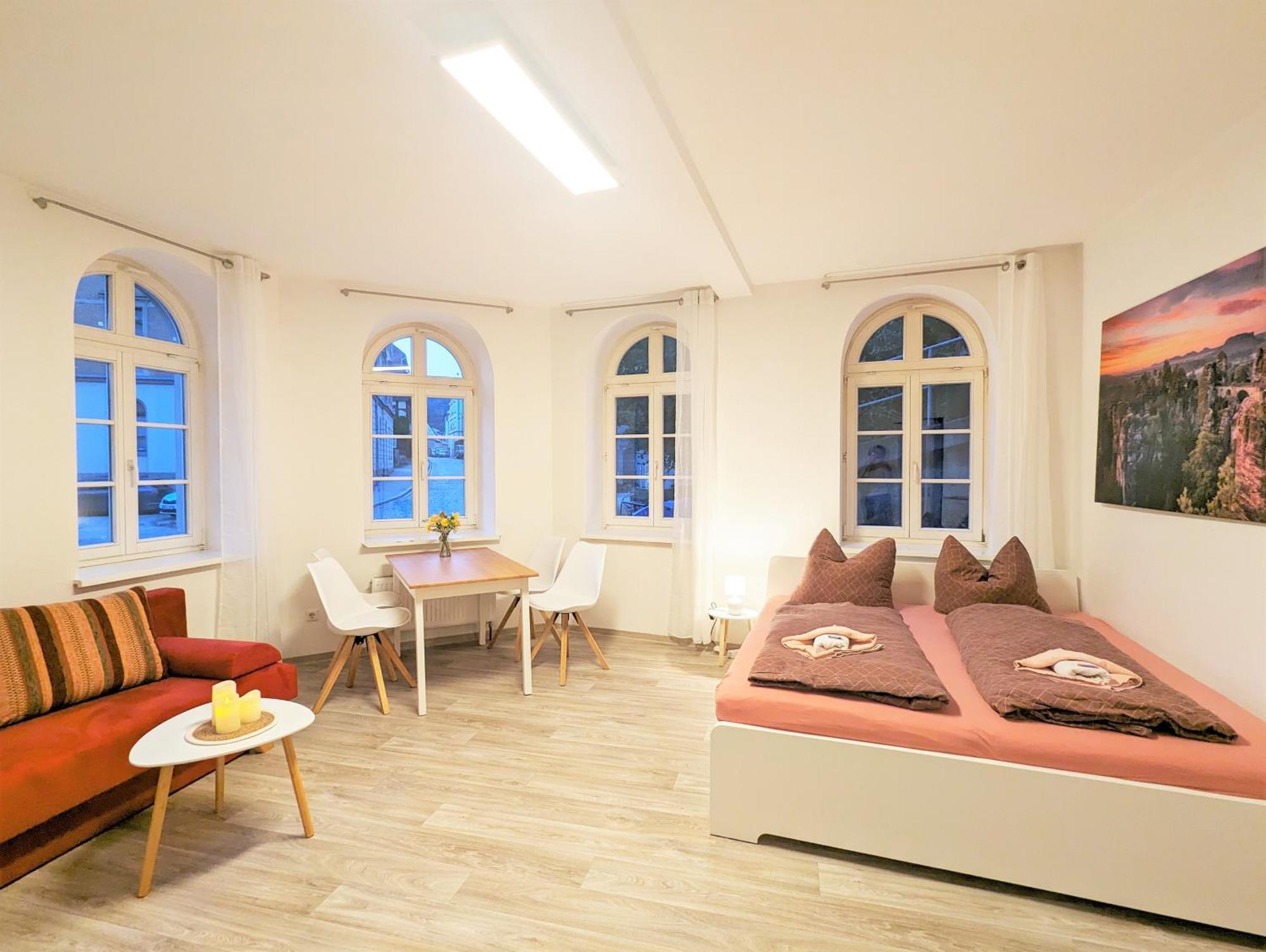 F1 - Urlaubsmagie - Helle Wohnung Mit Sauna & Pool & Whirlpool Sebnitz Ngoại thất bức ảnh